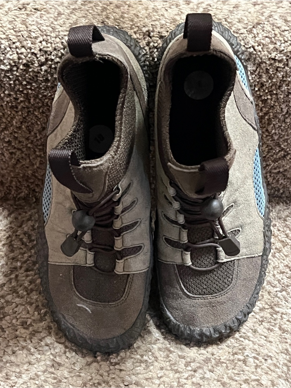 Orvis Gray and Light Blue Women's Ankle Booties - Picture 4 of 9